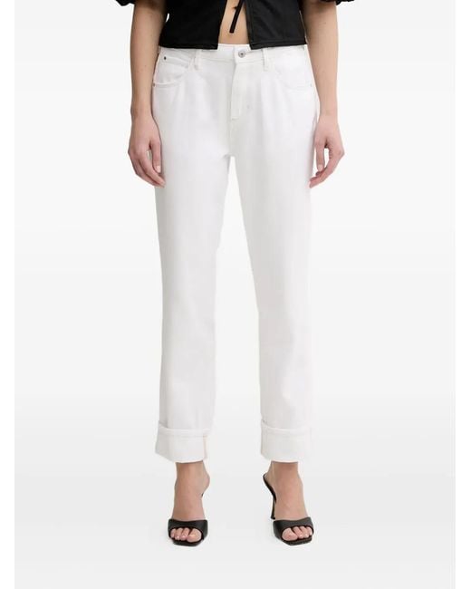 Guess Straight Jeans in het White