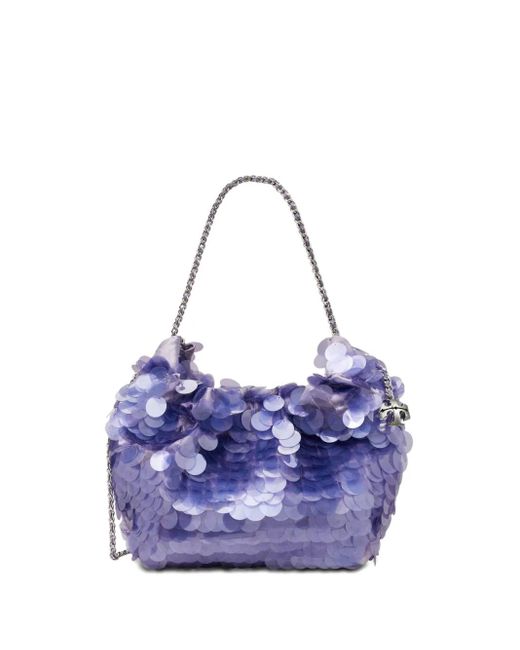 Tory Burch Blue Fleming Mini Hobo Bag