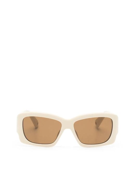 Jacquemus Natural Rectangle-Frame Sunglasses
