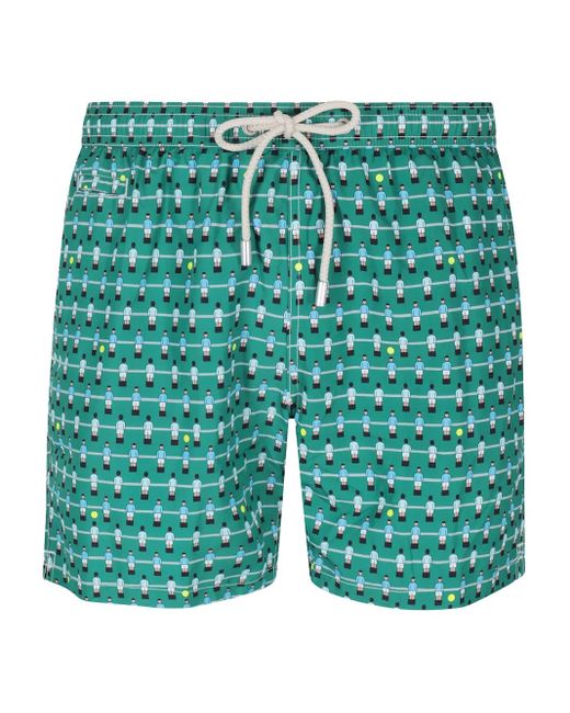 Mc2 Saint Barth Zwembroek Met Print in het Green voor heren