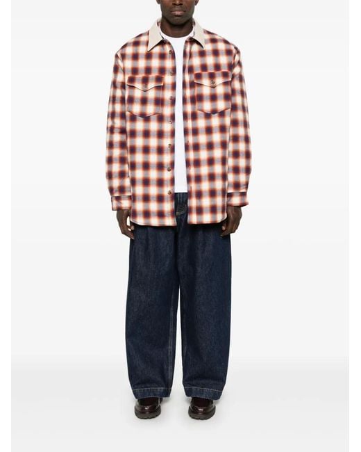 Isabel Marant Red Steeve Shirt Jacket for men