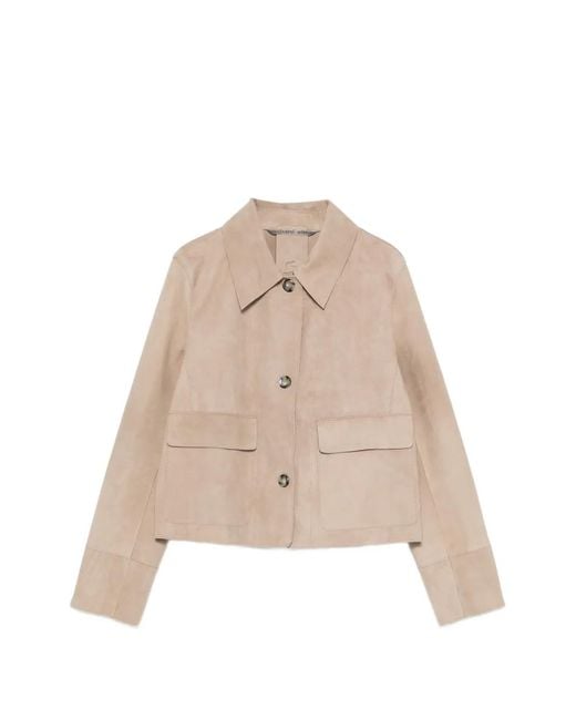The Jackie Leathers Natural Malaga Leather Jacket
