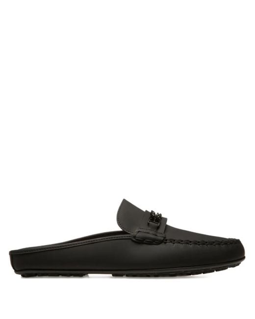 Bally Black Villeneuve Slip-On Mules for men