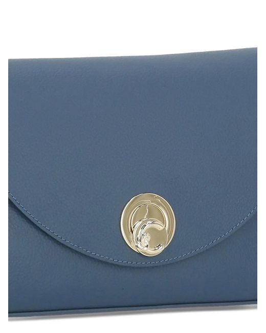 Coccinelle Blue Medium Nikla Shoulder Bag