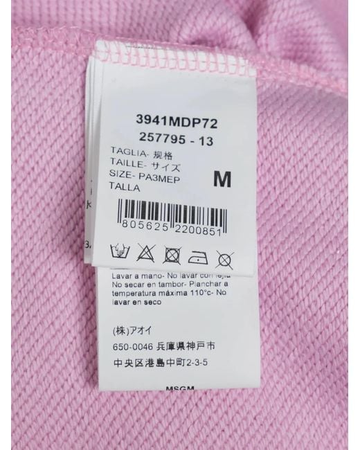 MSGM Purple Rabbit-Embroidered Track Pants