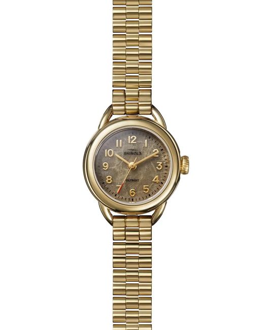 Shinola Metallic Derby 36Mm