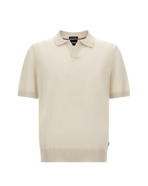 Boss White Short-Sleeve T-Shirt for men