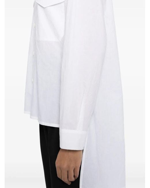 Yohji Yamamoto テクスチャード シャツ White