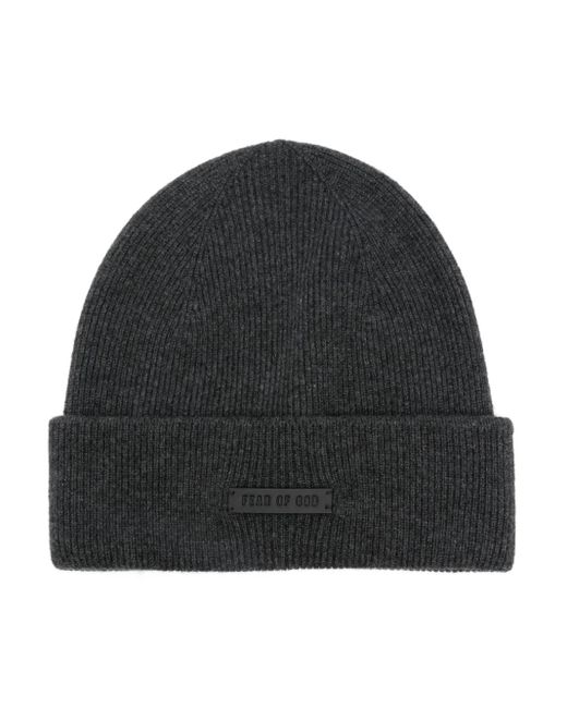 メンズ Fear Of God カシミア ビーニー Black