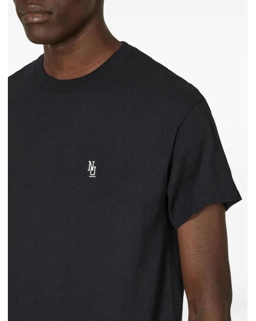Undercover Black Graphic-Print Logo T-Shirt for men