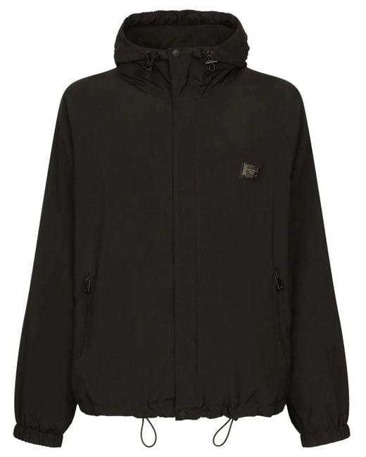 Dolce & Gabbana Black Jacket With Logo for men