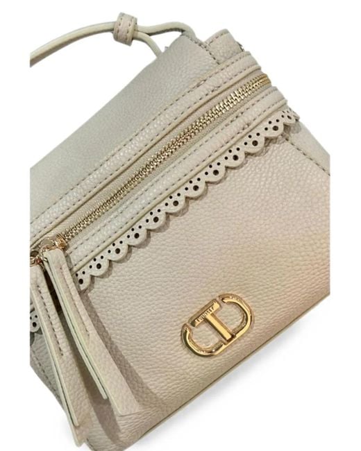 Twinset Natural Small Cécile Shoulder Bag