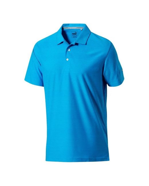 Polo A Rayas PUMA de hombre de color Blue