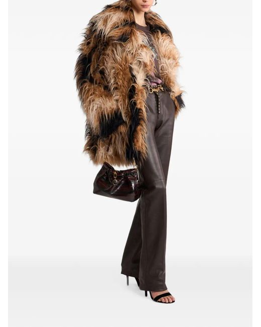 Etro Brown Alpaca-Wool Coat