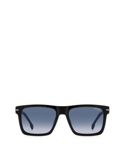 Carrera Blue Rectangle-Frame Sunglasses for men