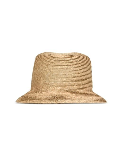 Saint Laurent Natural Maglina Fischerhut Aus Stroh