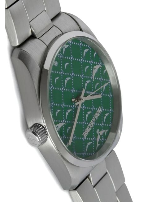 Zadig & Voltaire Green Logo-Pattern Watch