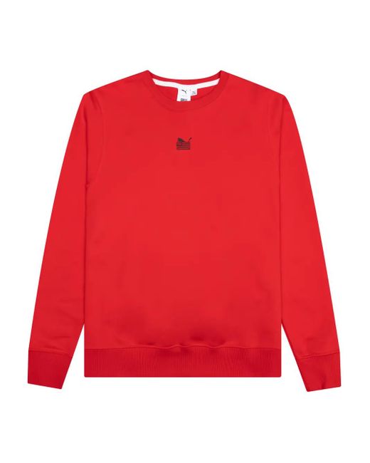 PUMA Red X Tmc Every Day Hussle Sweatshirt for men
