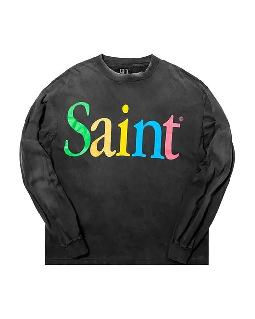 SAINT Mxxxxxx Gray Long-Sleeved T-Shirt