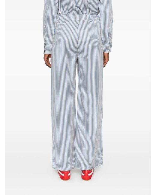 Pantaloni A Righe Oudin di Maison Labiche in Blue