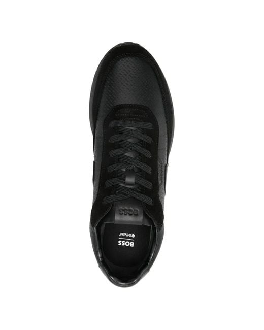 Boss Black Panelled Trainers for men