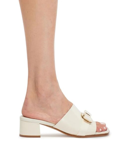 Ferragamo Natural 40Mm Vara Sandals