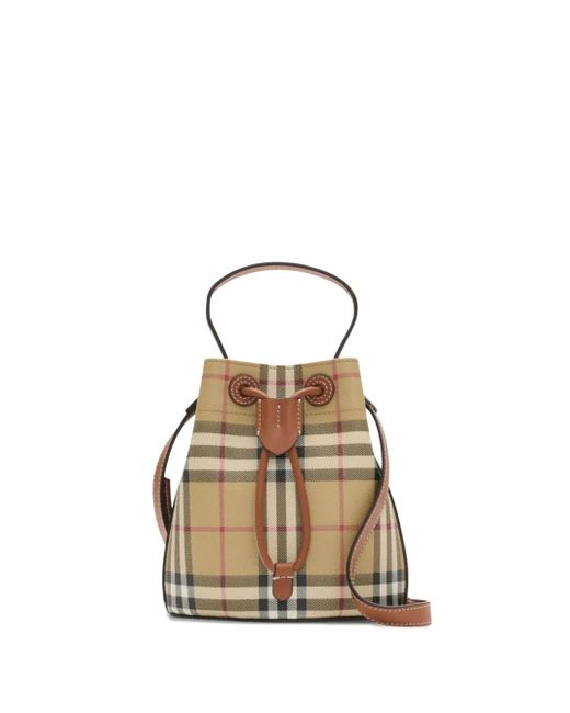 Burberry Metallic Mini Bucket Bag