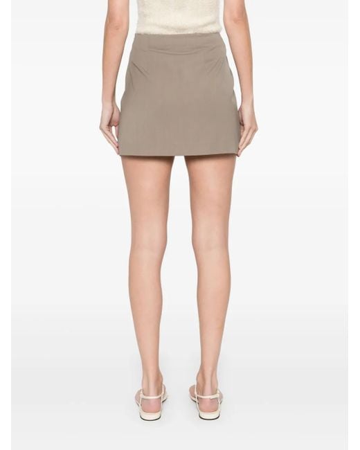 Matteau Natural Tailored Mini Skirt