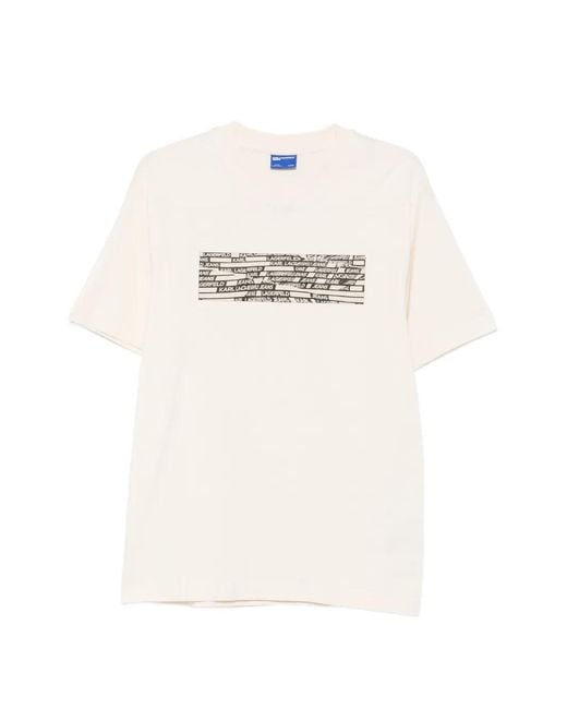 Karl Lagerfeld White Short-Sleeves T-Shirt for men