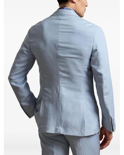 Ralph Lauren Blue Hadley Two-Button Blazer for men