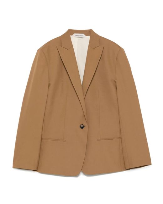 Alberta Ferretti シングルジャケット Brown