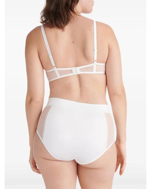 Eres White Exalte High-Waisted Briefs