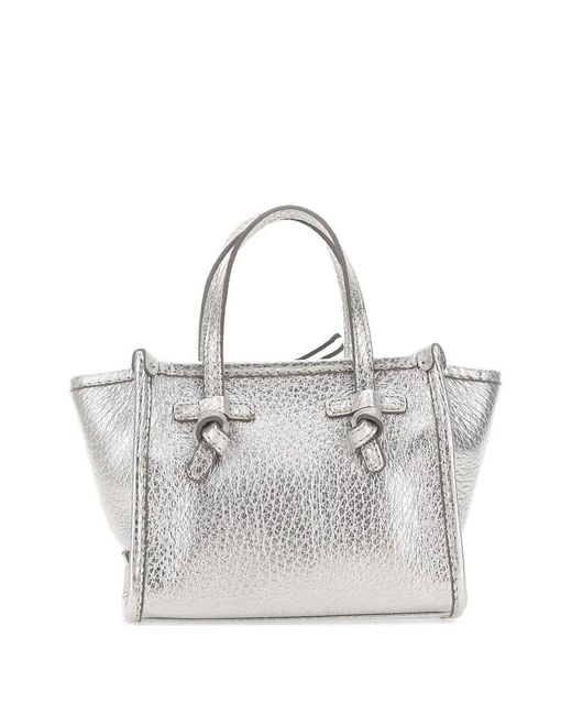 MARCELLA CLUB White Leather Mini Bag