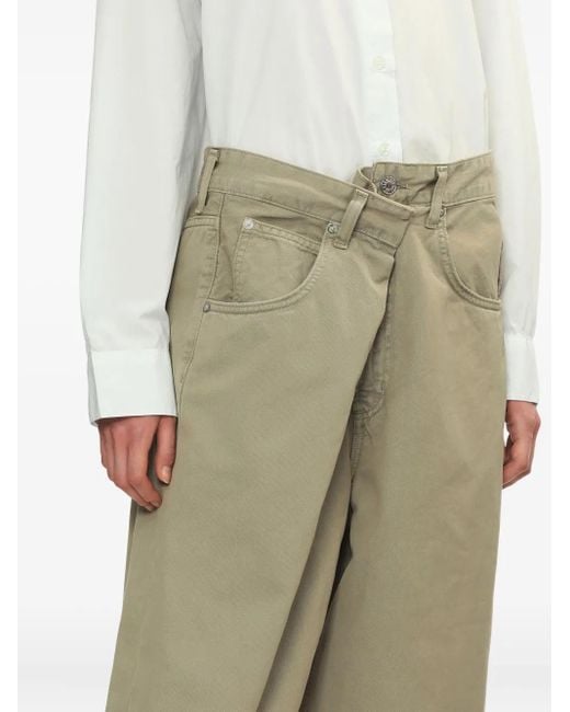 Agolde Vana Fold Jeans in het White