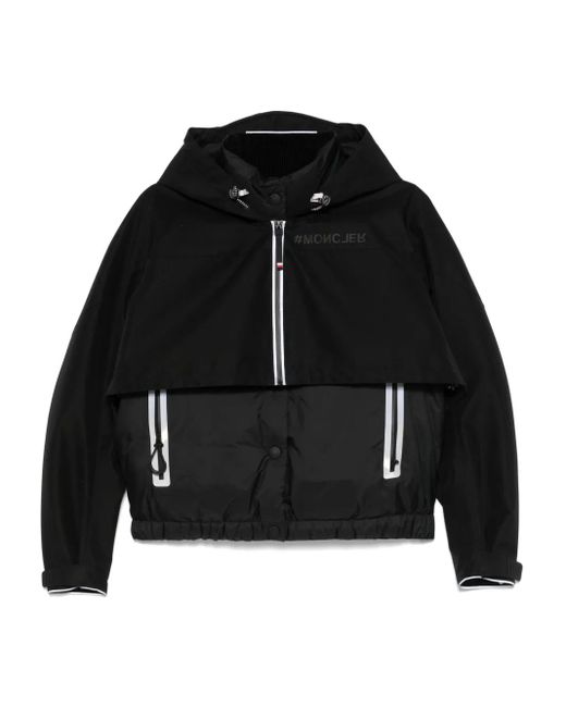 Moncler Black Logo-Print Jacket