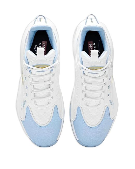 Reebok White Solution Mid Sneakers for men