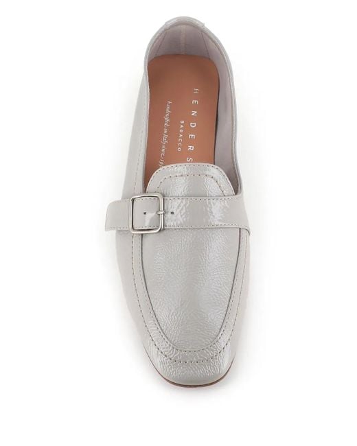 Henderson White Loafer aus Leder
