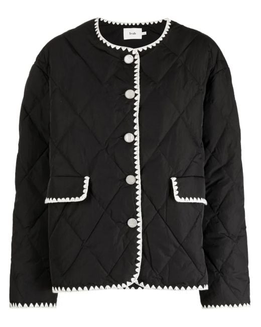B+ AB Black Gesteppte Jacke
