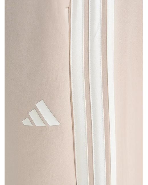 Adidas Natural Logo-Print Track Pants for men