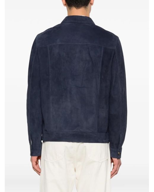 Chaqueta Con Botones Eleventy de hombre de color Blue
