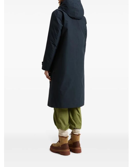 Woolrich Blue Oversize Cape