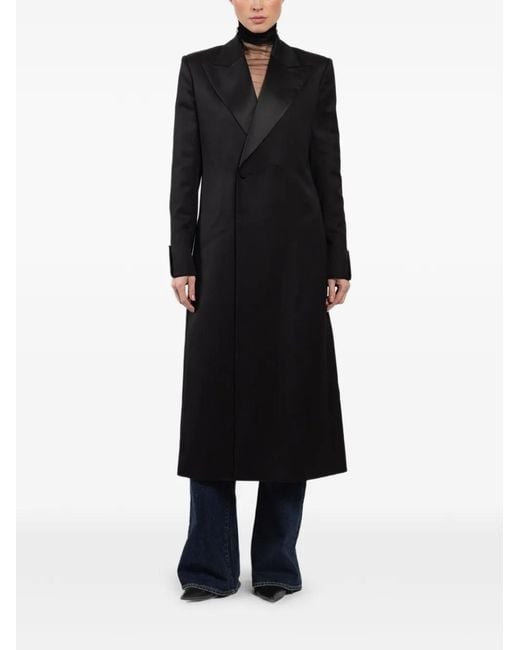 Sa Su Phi Black Benni Double-Breasted Coat