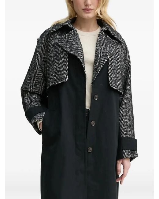Ba&sh Dinara Trenchcoat in het Black