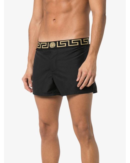 versace greca swim shorts