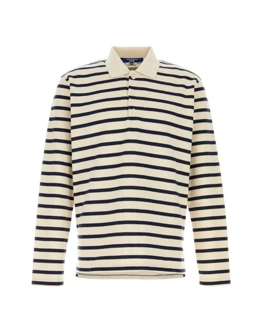 Junya Watanabe Natural Stripes Polos for men
