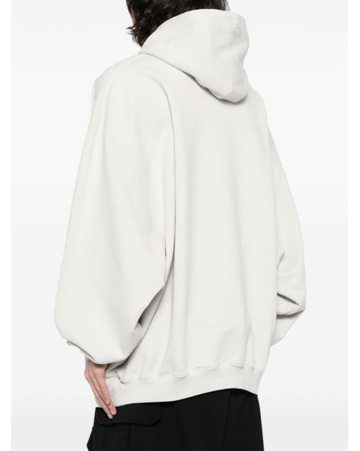 Vetements Limited Edition Logo-print Hoodie in White for Men