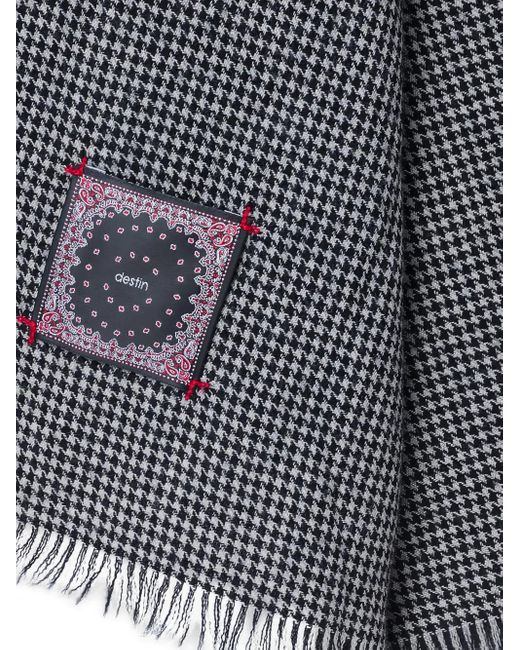 Destin Gray Wool Scarf for men