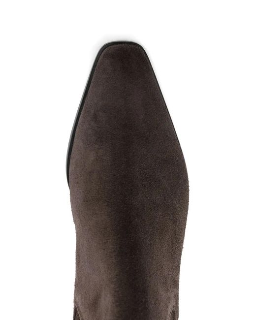 Aeyde Brown 40Mm Agata Suede Boots