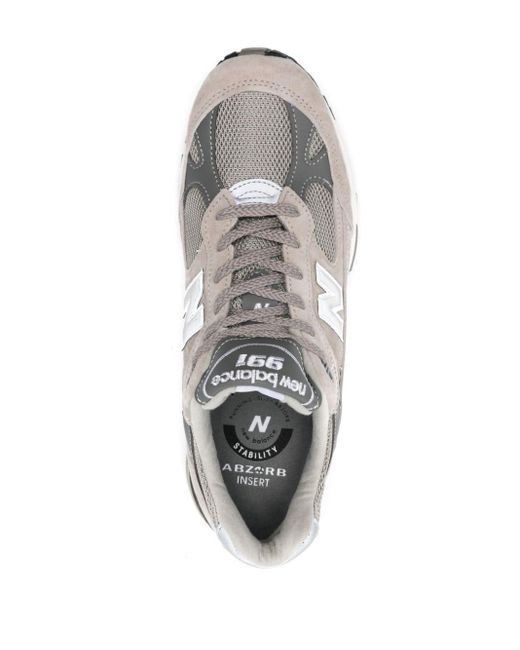 New Balance 991v2 Sneakers in het White voor heren