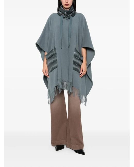 Herno Blue Poncho